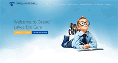 Desktop Screenshot of grandlakeseyecare.com